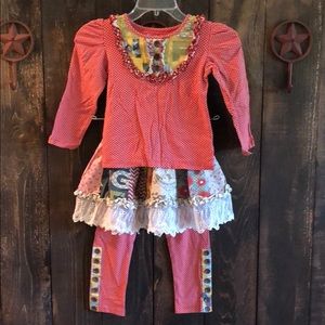 Mustard Pie School Fall Set (Top/Skirt/Leggings)